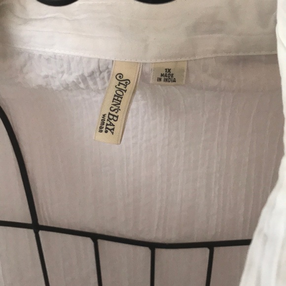 St Johns Bay Blouse 1X - Picture 2 of 4